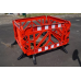Gard Semnalizare Lucrari, 1.5m x 1m, 12.5 kg, ROSU