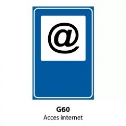 Acces internet, Indicator rutier | Semn de circulatie