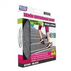 Banda Antialunecare Autoadeziva, Negru, rola 2.5cm x 15m