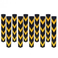 Colțar Protecție Perete Parcare, 10x80cm, Set 10 buc.