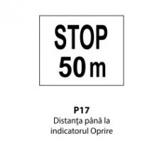 Distanta pana la indicatorul 