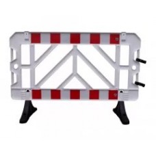 Gard Mobil Plastic Pentru Lucrari, 1.5m x 1m, ALB
