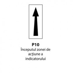 Inceputul zonei de actiune a indicatorului, Indicator rutier | Semn de circulatie