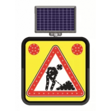 Indicator rutier solar cu leduri pentru semnalizararea lucrarilor