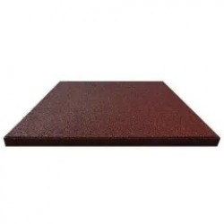 Pavele, Dale de cauciuc, 2cm, 40cm x 40cm, Rosu inchis