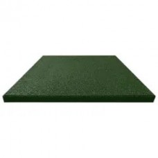 Pavele, Dale de cauciuc, 2cm, 40cm x 40cm, Verde inchis
