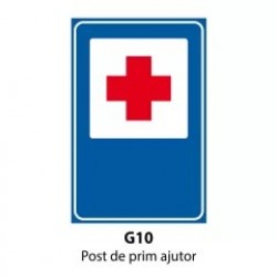 Post de prim ajutor, Indicator rutier | Semn de circulatie