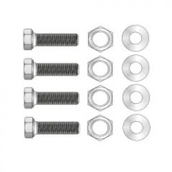 SET Surub, piulita, saiba plata x 4 buc., M8, pentru montaj indicatoare rutiere