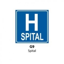 Spital, Indicator rutier | Semn de circulatie