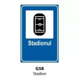 Stadion, Indicator rutier | Semn de circulatie