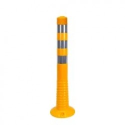Stalp galben din cauciuc inaltime 75cm, TPU