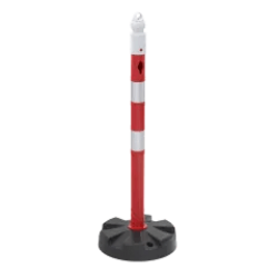 Stalp mobil cu 2 benzi reflectorizante, inaltime 1m, greutate 5.5kg