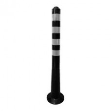 Stalp negru din cauciuc inaltime 100cm, soclu cu filet integrat, TPE